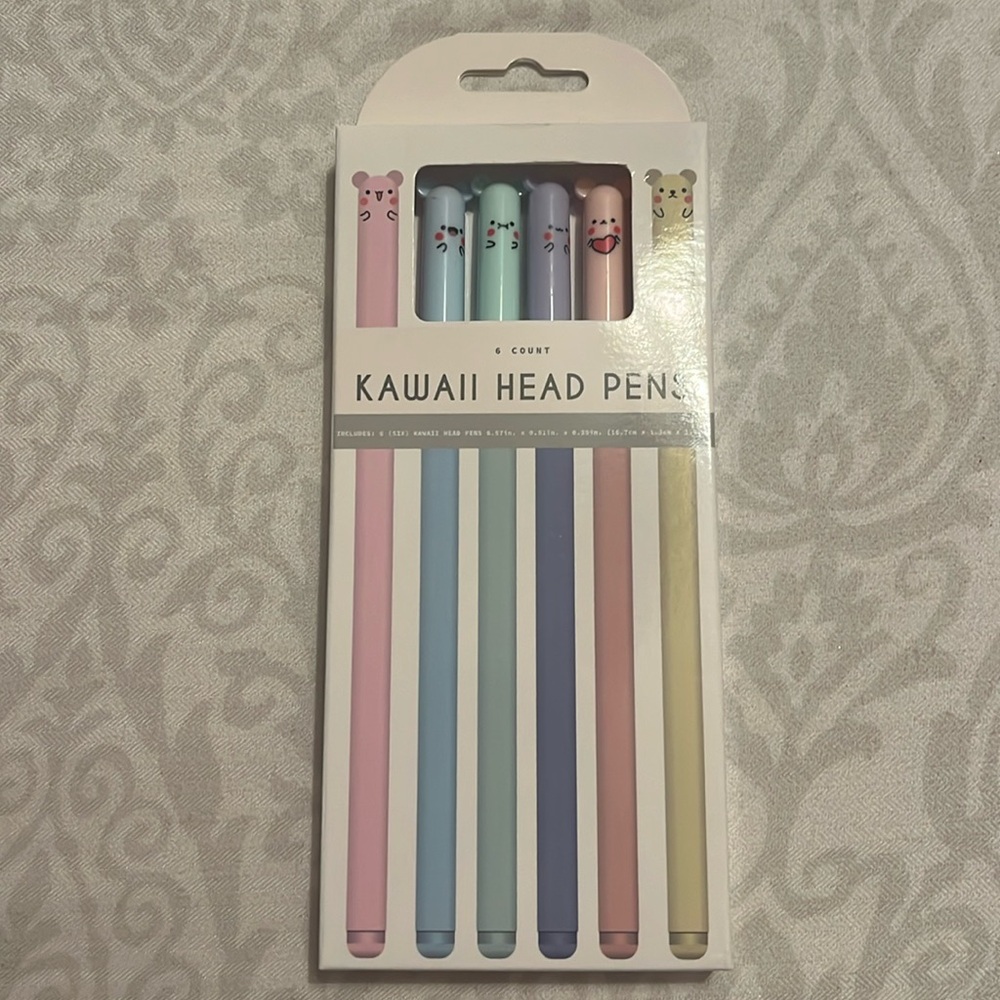 Kawaii Head Pens Cute Hamster Mouse Pens